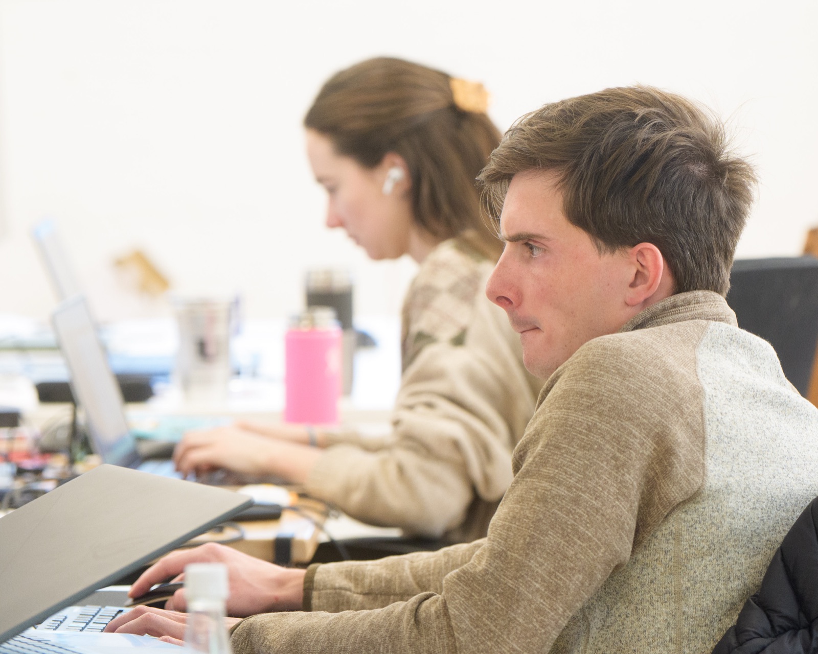 Marathon team at work